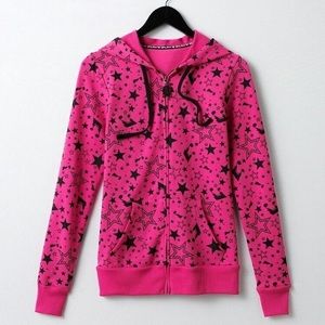 ISO Abbey Dawn Pink and Black Star Hoodie any size